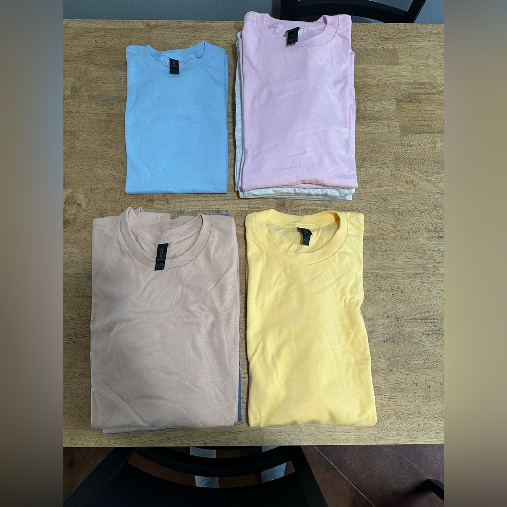 12 New Gildan Heavyblend Short Sleeve Blank Tshirts Unisex